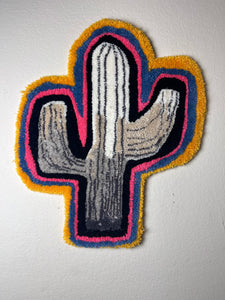 Chroma cactus rug