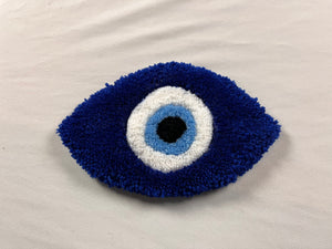 Evil eye wall rug